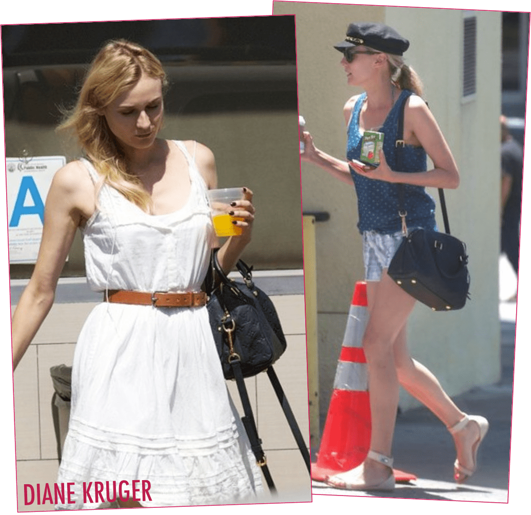DIANE kruger speedy vuitton