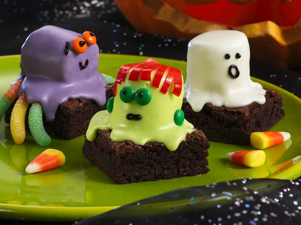 brownie marshmallow halloween