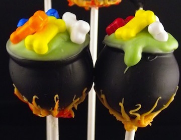 cake pops calderone della strega