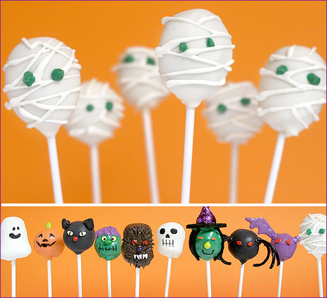 cake pops halloween .