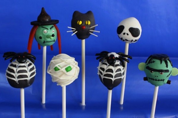 cake pops monster halloween