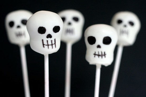 cake pops scheletri halloween