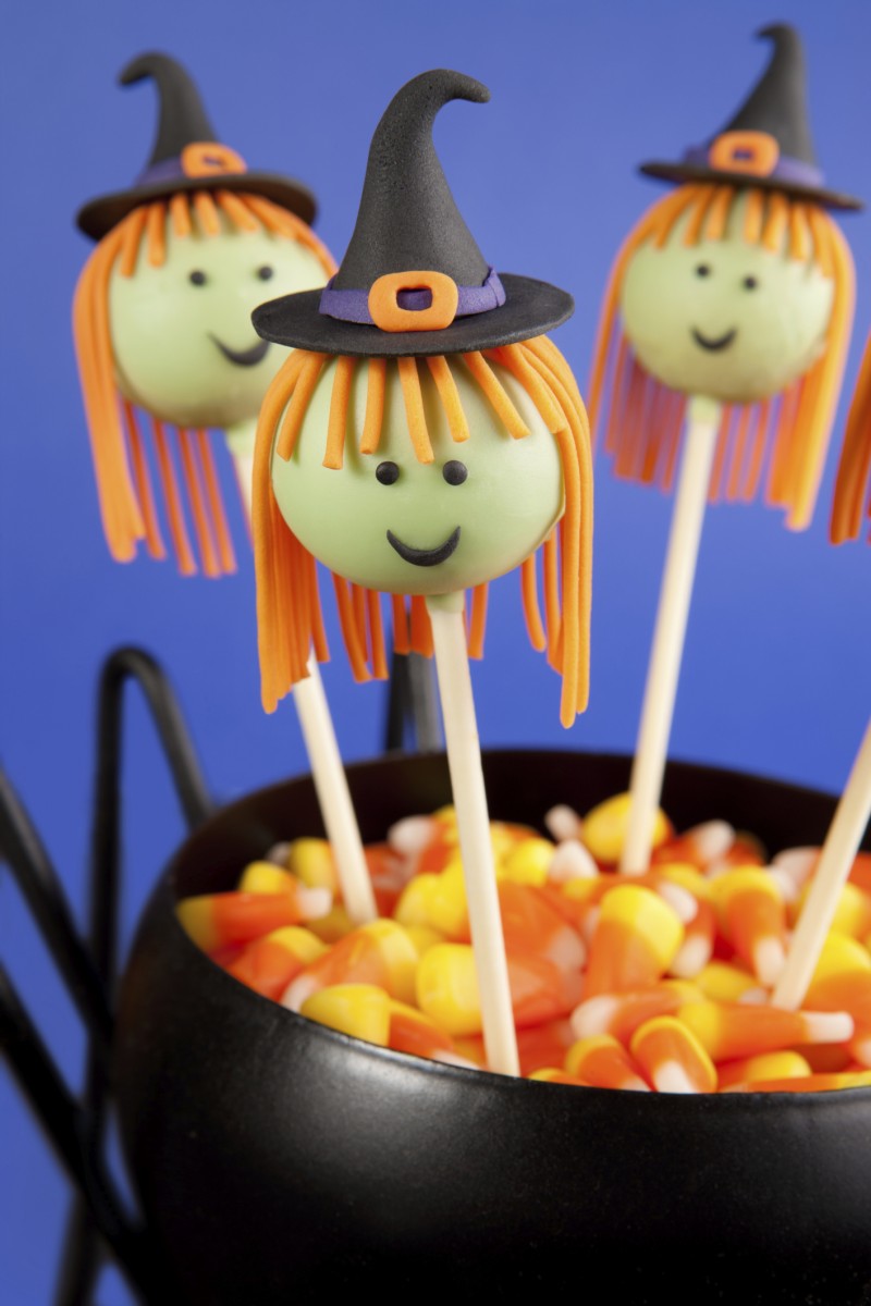 cake pops streghe halloween