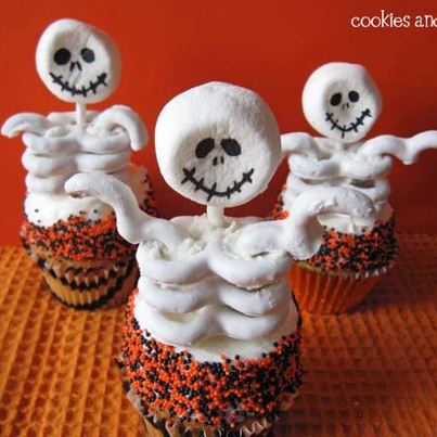 marshmallow halloween scheletro