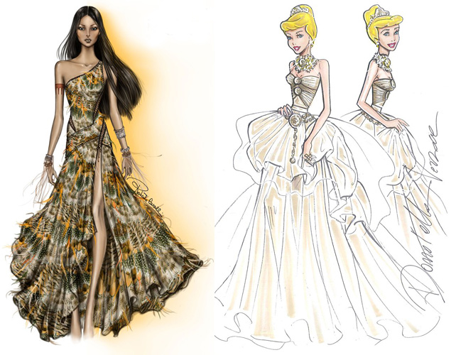 pocahontas cinderela abiti harrods