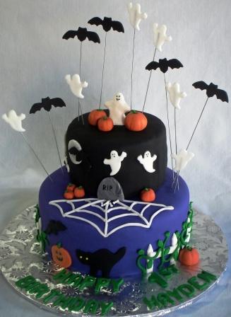 torta fantasma halloween