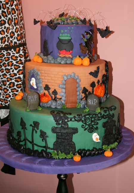 torta haloween la casa degli orrori