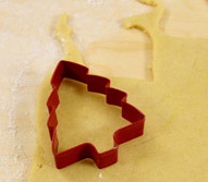 biscotti alberi di natale