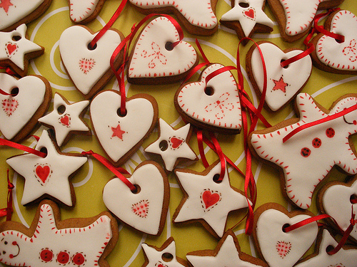 biscotti per albero di natale