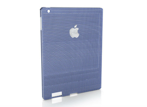 case IPad mini di diamanti e zaffiri azzurri