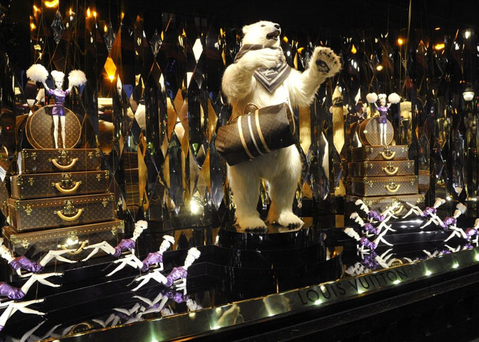 loui vuitton natale 2012 gallerie lafayette