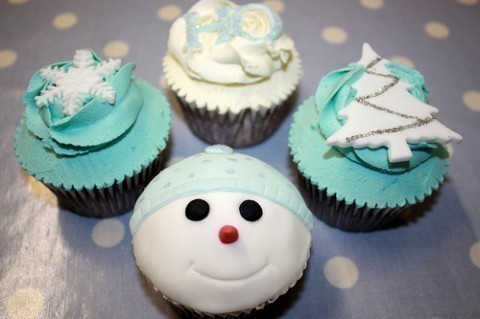 christmas cupcake
