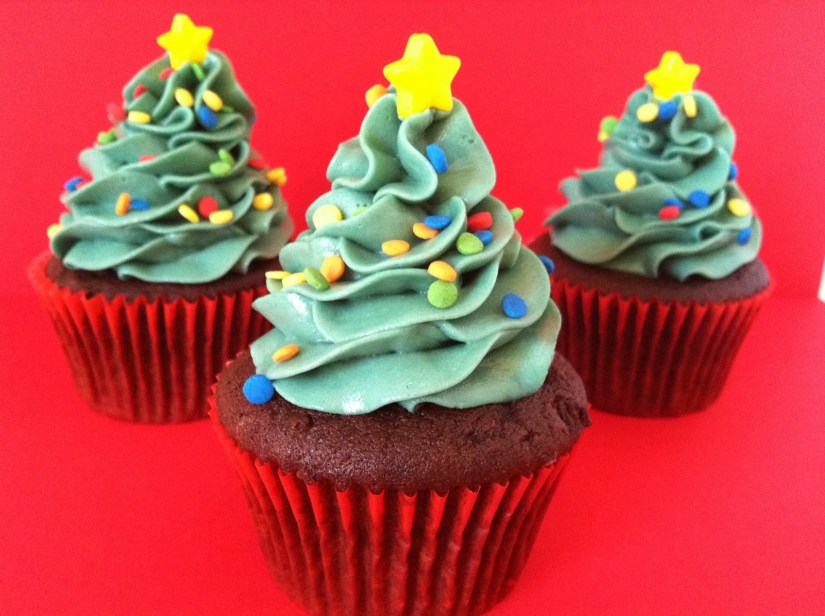 cupcake albero di natale