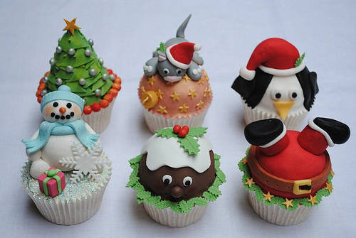 cupcake decorazione natale