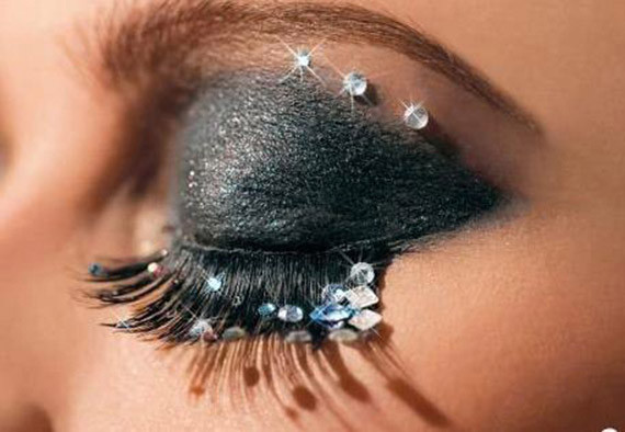 make up con strass capodanno 2013