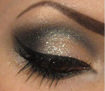 make up occhi glitterato capodanno 2013