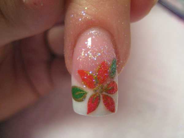 nail art stella di natale