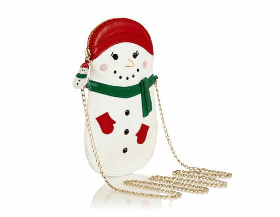 porta monete pupazzo di neve charlotte olympia natale 2012