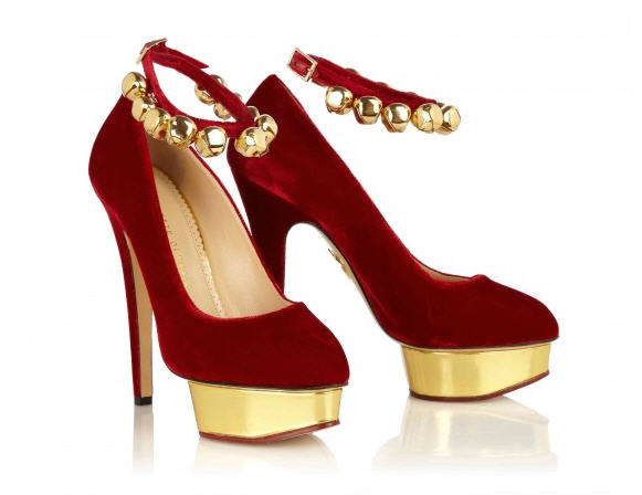 pumps charlotte olympia natale 2012 .
