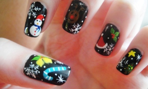 unghie di natale ........