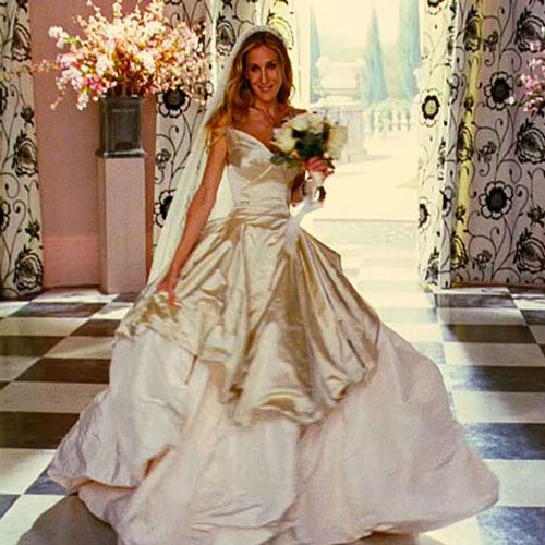CARRIE ABITO DA SPOSA VIVIENNE WESTWOOD'S