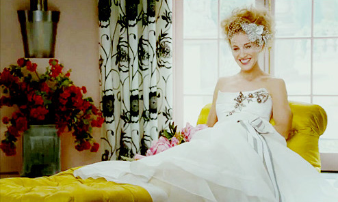carrie sposa carolina herrera