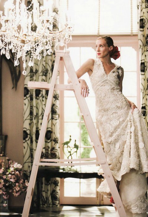 carrie sposa oscar de la renta