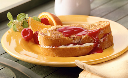 french toast marmellata