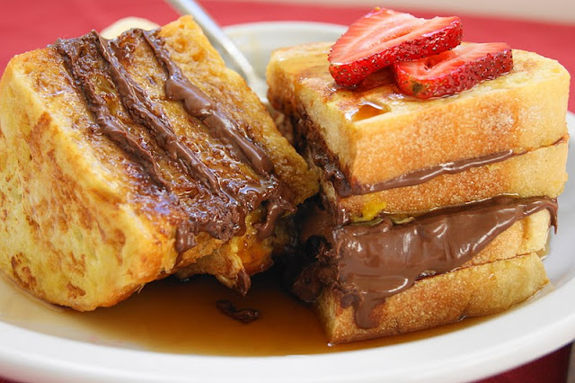 french toast nutella