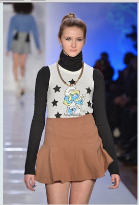 abiti puffi settmana della moda di new york 2013