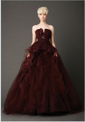 abito da sposa karen vera wang 2013