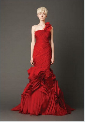 abito da sposa kristen vera wang primavera 2013