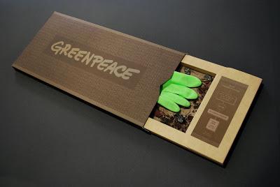 greenpeace guanto di sfida alla moda