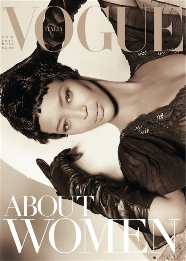Naomi-Campbell per vogue italia febbraio 2013