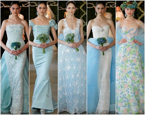 abiti da sposa celesti