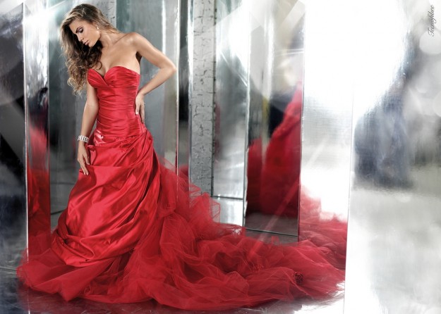 abito sposa rosso