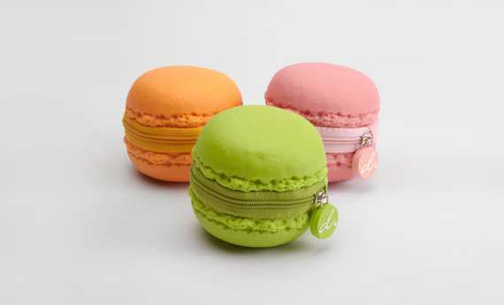 porta monete macarons