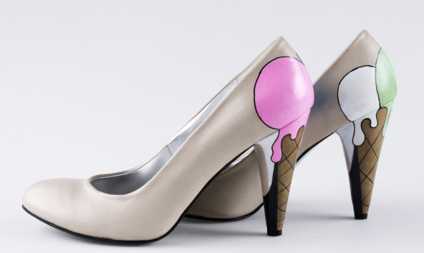SCARPA TACCO GELATO