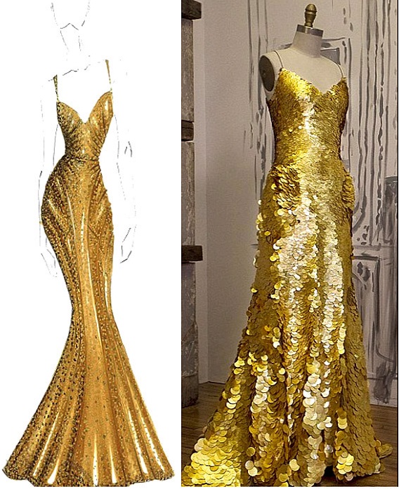 abito in oro 3
