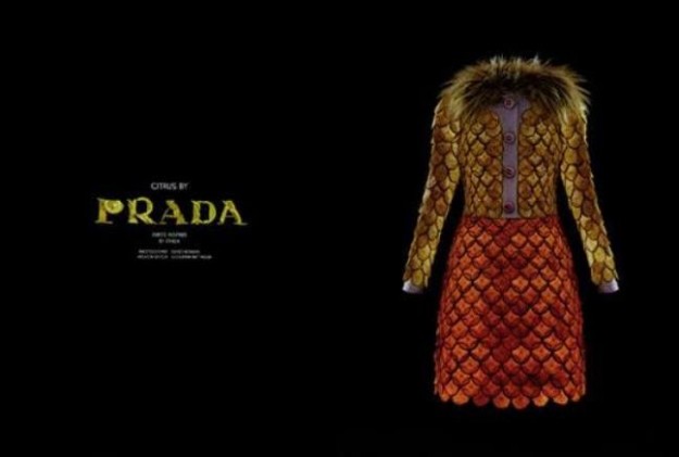 abito prada di arance