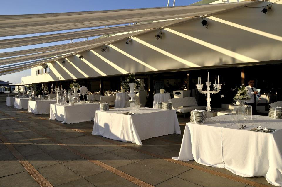 ricvimento matrimonio in spiaggia