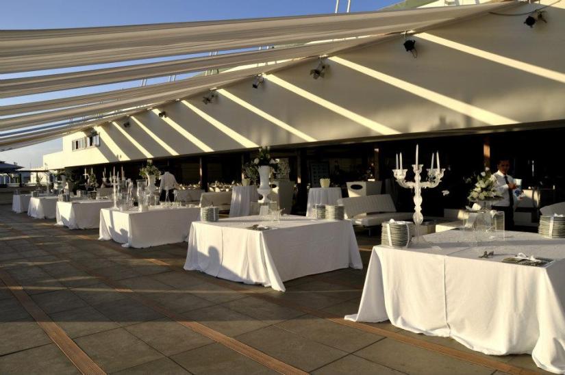 ricvimento matrimonio in spiaggia