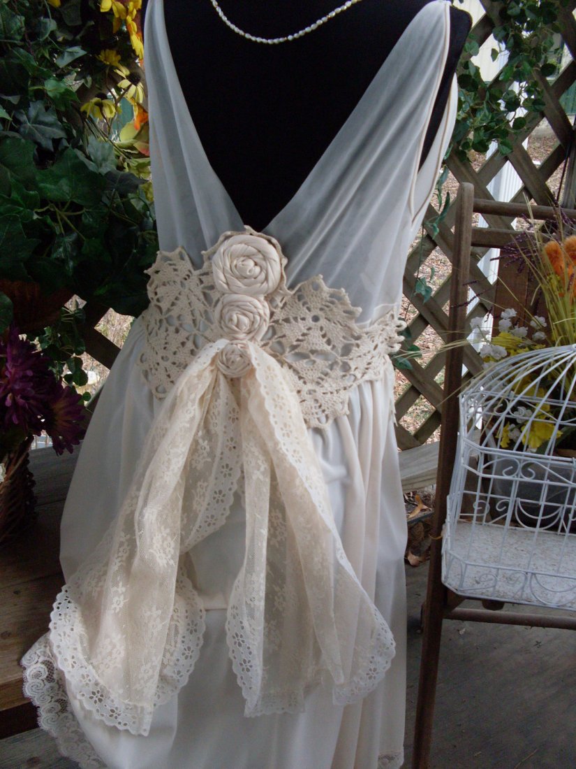 abito da sposa shabby chic 13
