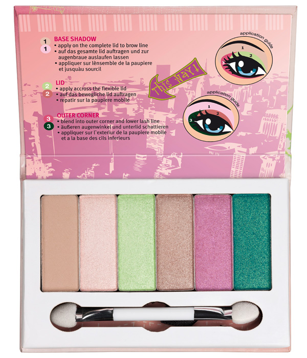 essence girl on tour 2013 palette ombretti
