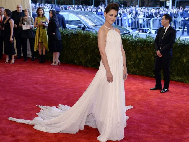 katie holmes in calvin klein