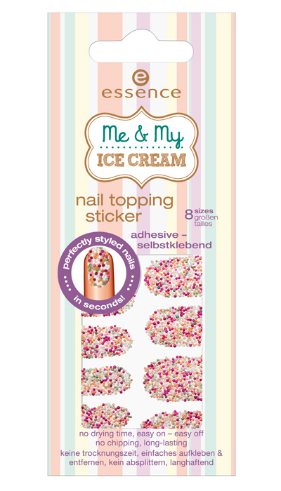 me & my ice cream collection essence nail stickers 2013