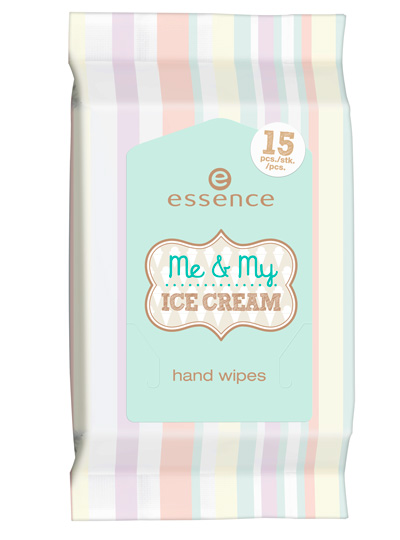 me & my ice cream collection essence salviette 2013