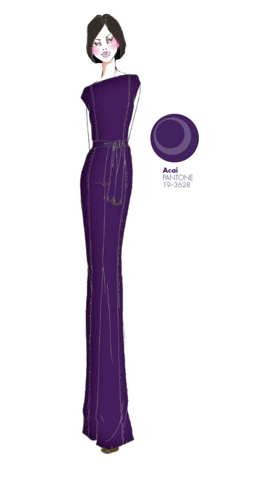 pantone acai