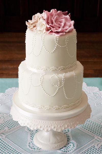 wedding cake shabby chic 10