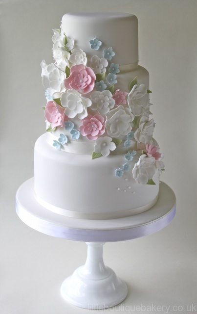 wedding cake shabby chic 11